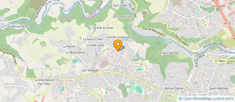 localisation de l'entreprise SCE DEP COMPT DISTI CTRE JACQUES CARTIER à SAINT-BRIEUC