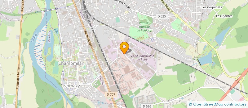localisation de l'entreprise SCE DEPARTEMENTAL INCENDIE ET SECOURS à YZEURE