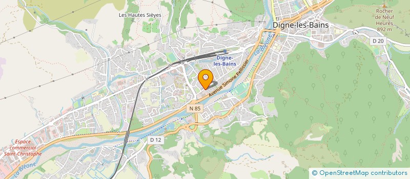 localisation de l'entreprise SCE DEPARTEMENTAL INCENDIE ET SECOURS à DIGNE-LES-BAINS