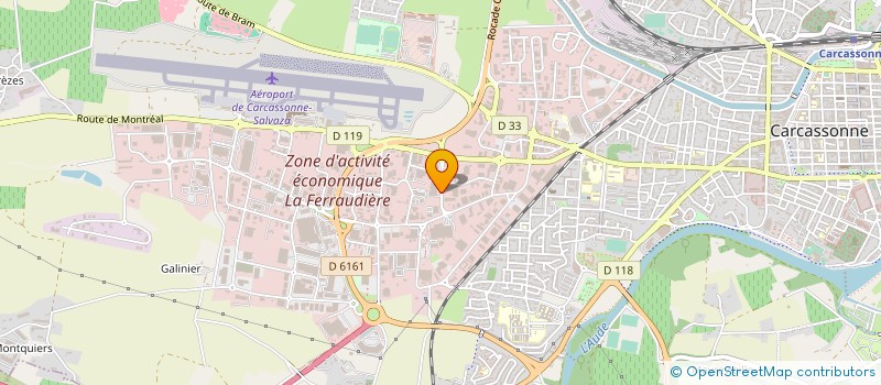 localisation de l'entreprise SCE DEPARTEMENTAL INCENDIE ET SECOURS à CARCASSONNE