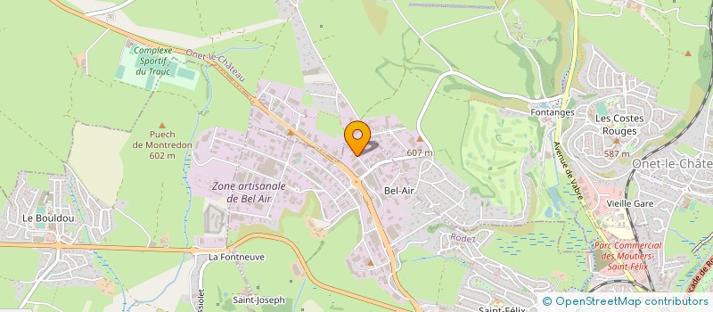 localisation de l'entreprise SCE DEPARTEMENTAL INCENDIE ET SECOURS à RODEZ