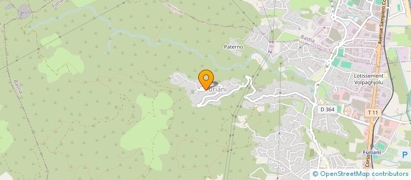 localisation de l'entreprise SCE DEPARTEMENTAL INCENDIE ET SECOURS  FURIANI