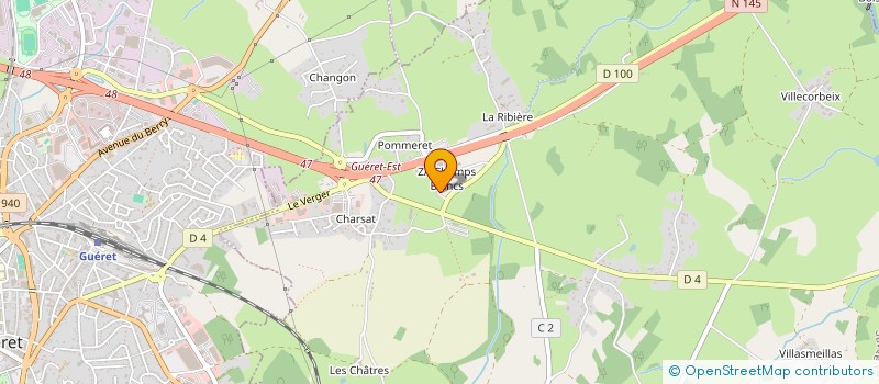 localisation de l'entreprise SCE DEPARTEMENTAL INCENDIE ET SECOURS à SAINTE-FEYRE