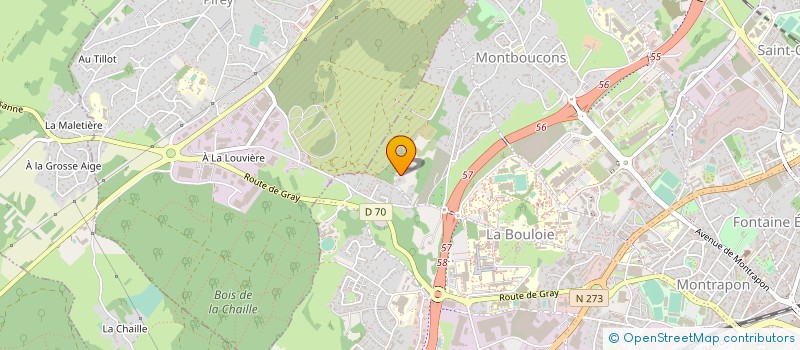 localisation de l'entreprise SCE DEPARTEMENTAL INCENDIE ET SECOURS à BESANCON