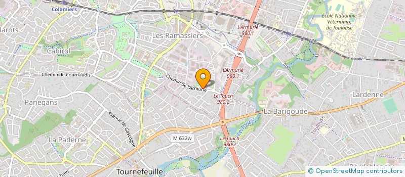 localisation de l'entreprise SCE DEPARTEMENTAL INCENDIE ET SECOURS à COLOMIERS
