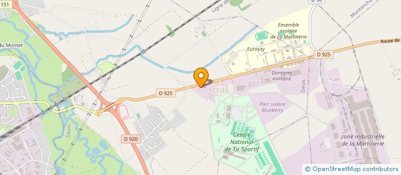 localisation de l'entreprise SCE DEPARTEMENTAL INCENDIE ET SECOURS à MONTIERCHAUME