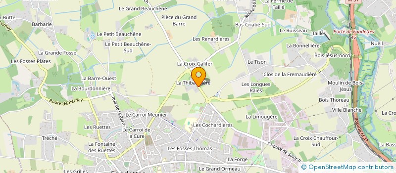 localisation de l'entreprise SCE DEPARTEMENTAL INCENDIE ET SECOURS à FONDETTES
