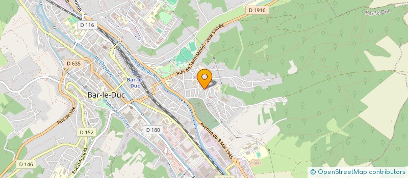 localisation de l'entreprise SCE DEPARTEMENTAL INCENDIE ET SECOURS à BAR-LE-DUC