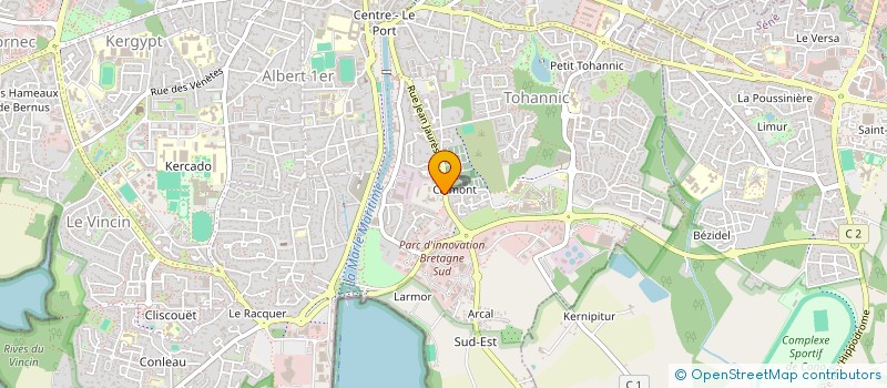localisation de l'entreprise SCE DEPARTEMENTAL INCENDIE ET SECOURS à VANNES