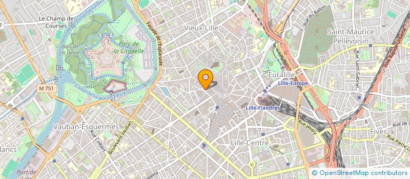 localisation de l'entreprise SCE DEPARTEMENTAL INCENDIE ET SECOURS à LILLE