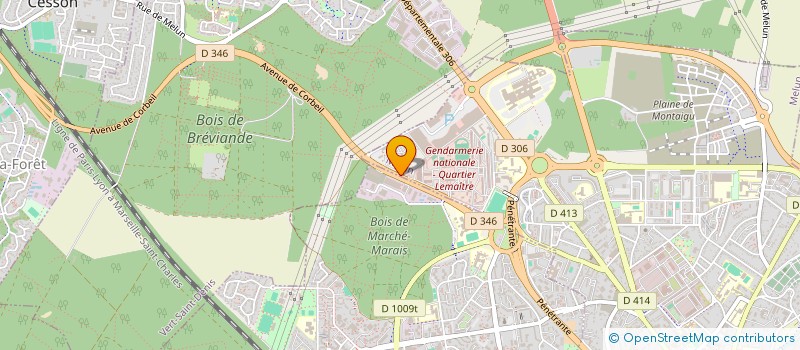 localisation de l'entreprise SCE DEPARTEMENTAL INCENDIE ET SECOURS à MELUN