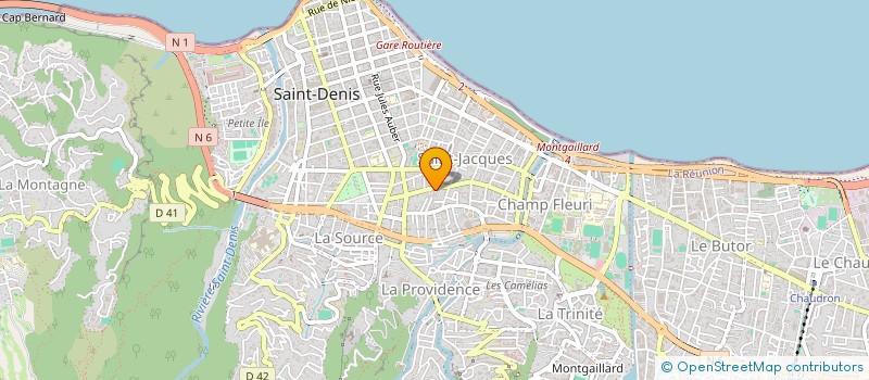 localisation de l'entreprise SCE DEPARTEMENTAL INCENDIE ET SECOURS à SAINT-DENIS