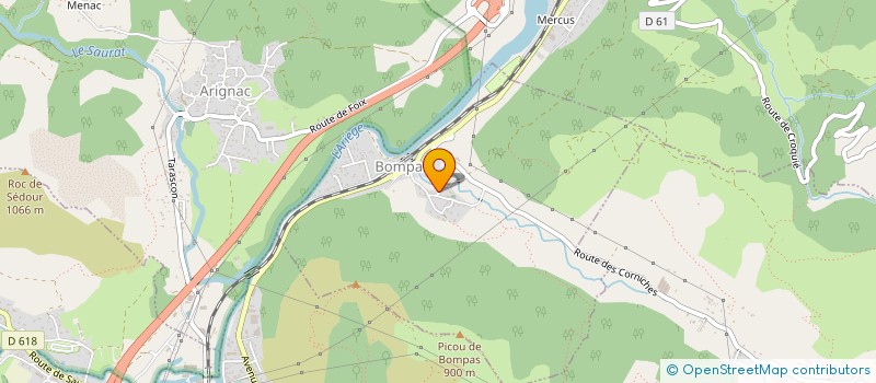 localisation de l'entreprise SCE DES ORDURES MENAGERES DE TARASCON à TARASCON-SUR-ARIEGE