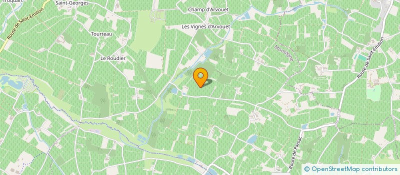 localisation de l'entreprise SCE DU CHATEAU LANGLADE à MONTAGNE