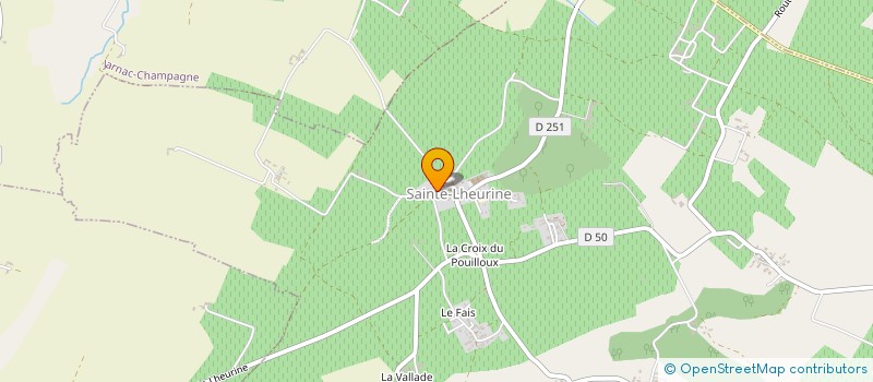 localisation de l'entreprise SCE DU VIGNOBLE DE LA BARDE  SAINT-EUGENE