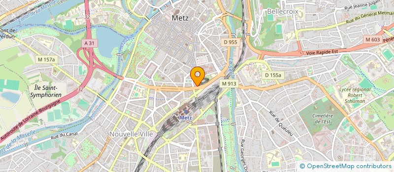 localisation de l'entreprise SCE ECON REGIONAL POUR ARTISANAT LORRAIN à METZ