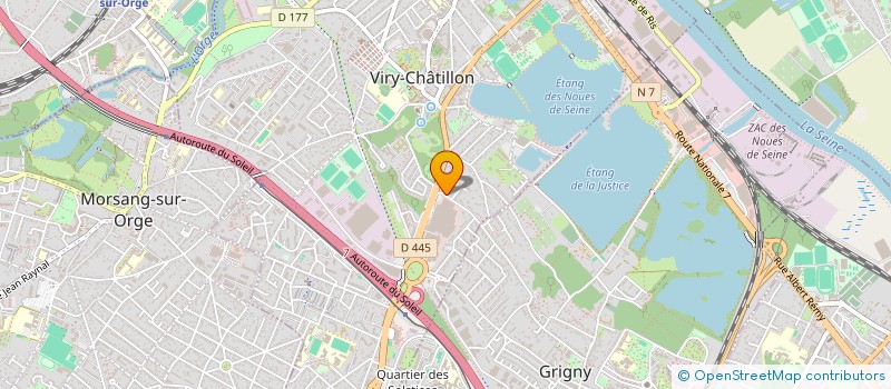 localisation de l'entreprise SCE EDUCATION SPECIALISEE SOINS DOMICILE à VIRY-CHATILLON