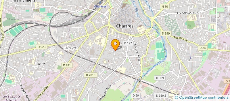 localisation de l'entreprise SCE ENTR TRAVAUX AMENAGEMENT MAISON à CHARTRES