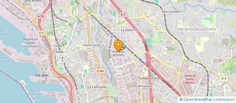 localisation de l'entreprise SCE ENTRET RESTAURATION ESPACES NATURELS à MARSEILLE