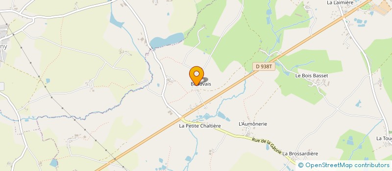 localisation de l'entreprise SCE ENVIRONNEMENT & TERRITOIRES à COURLAY