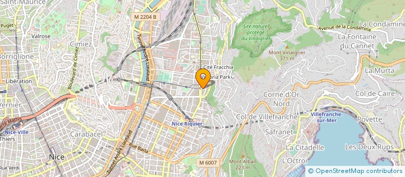 localisation de l'entreprise SCE ET AIDES AUX FAMILLES AZUREENNES à NICE