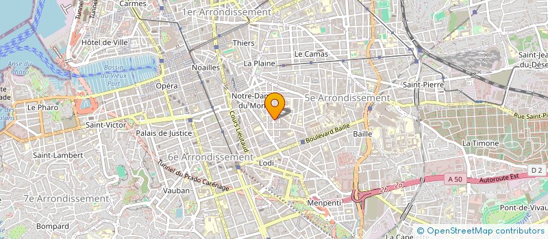 localisation de l'entreprise SCE ETUDE DOCUMENT ORGANISATION SOCIALES à MARSEILLE