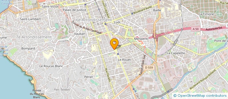 localisation de l'entreprise SCE ETUDE SAVOIR ARCHITECT MEDITERRANEEN à MARSEILLE