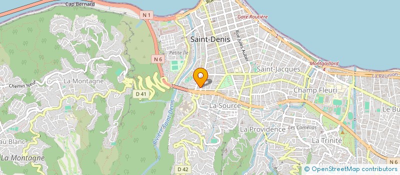 localisation de l'entreprise SCE EXPLOI GESTION GARE ROUTIERE REUNION à SAINT-DENIS