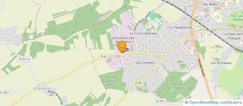 localisation de l'entreprise SCE GARDIENNAGE SURVEILLANCE PRIVEE à VERNOUILLET