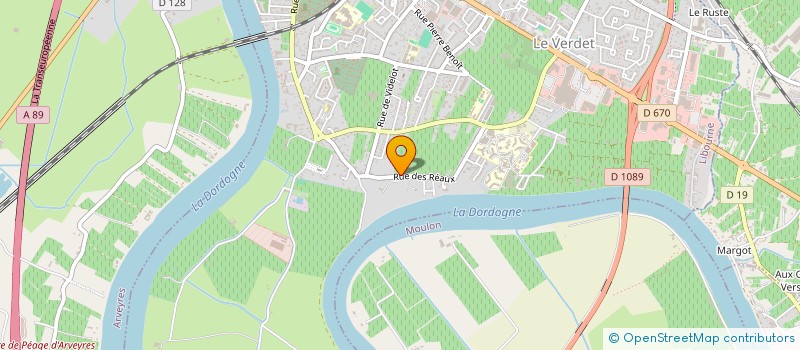 localisation de l'entreprise SCE HERITIERS DEBACQUE à LIBOURNE