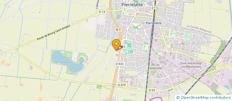 localisation de l'entreprise SCE INDUS PREST ASSIS MAINTENANCE à PIERRELATTE