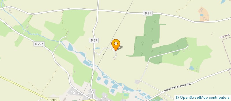 localisation de l'entreprise SCE LAITIERE DU CHER NORD  AUBIGNY-SUR-NERE