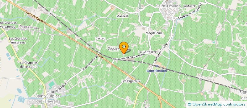localisation de l'entreprise SCE LAROZE HERITIERS MESLIN-GURCHY à SAINT-EMILION