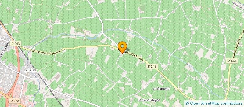 localisation de l'entreprise SCE LE PAS DE L'ANE à SAINT-EMILION