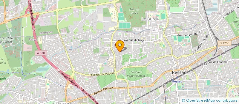 localisation de l'entreprise SCE LEON BLUM  PESSAC