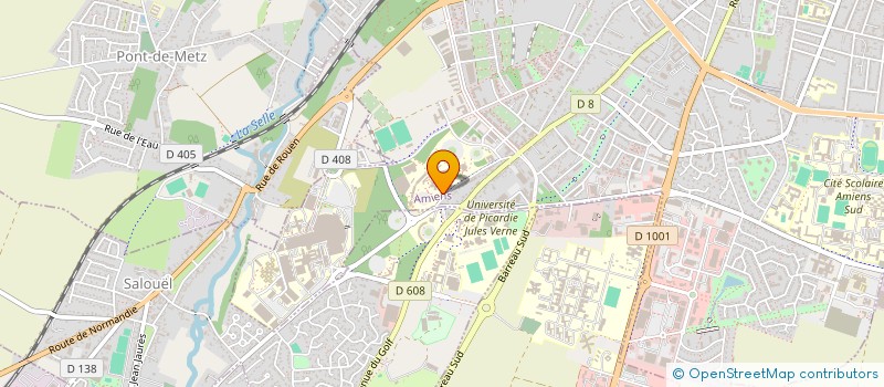 localisation de l'entreprise SCE MIX UFR ECONOMIE ET GESTION à AMIENS