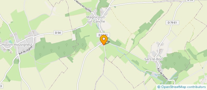 localisation de l'entreprise SCE PROXIMITE COMMUNES VILLAGES  MAGNICOURT-SUR-CANCHE