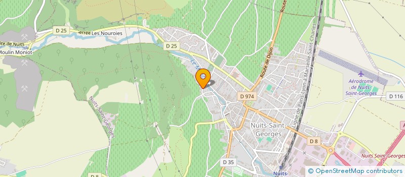 localisation de l'entreprise SCE REMORIQUET HENRI ET GILLES à NUITS-SAINT-GEORGES