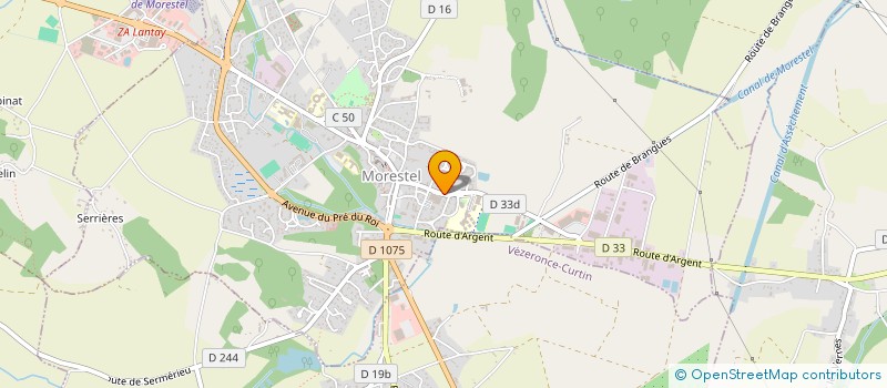 localisation de l'entreprise SCE REMPLACEMENT AGRICUL CANTON MOR à SAINT-SORLIN-DE-MORESTEL
