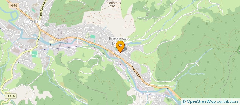 localisation de l'entreprise SCE SANTE TRAVAIL REMIREMONT ENVIRONS  FRESSE-SUR-MOSELLE