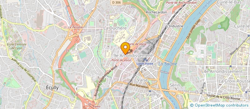 localisation de l'entreprise SCE SOCIAL SOURDS & MALENTENDANTS RHONE  LYON