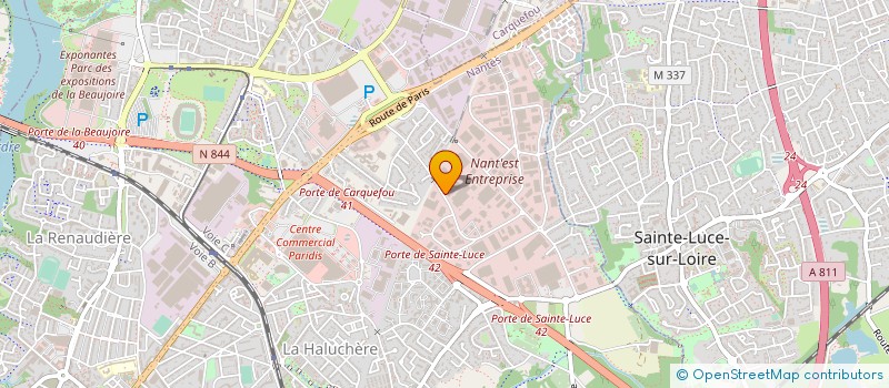 localisation de l'entreprise SCE TECHNIQUE TELEVISION ELECTRO-MENAGER à NANTES