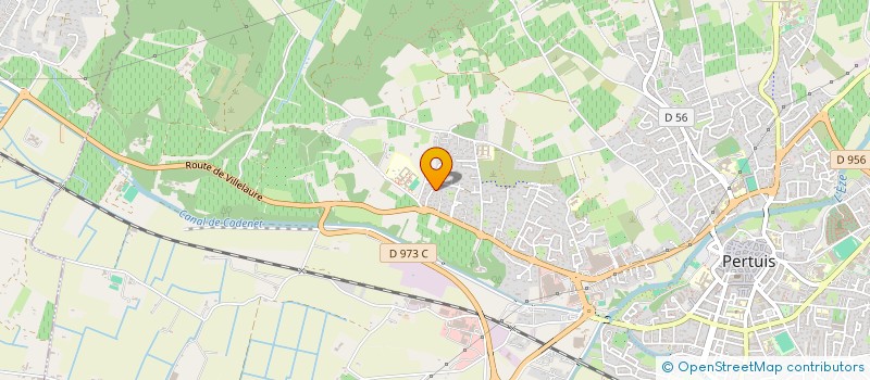 localisation de l'entreprise SCE VIGNOBLES CHATEAU BAUMELLES  PERTUIS