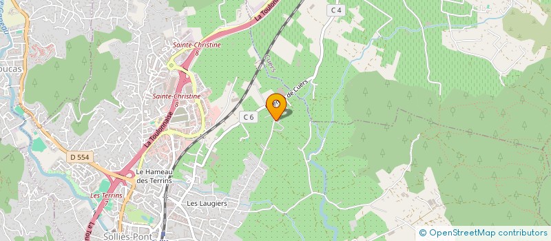 localisation de l'entreprise SCEA 3D  SOLLIES-PONT