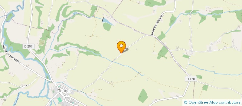 localisation de l'entreprise SCEA 3S QUARTER HORSES  SIRAC