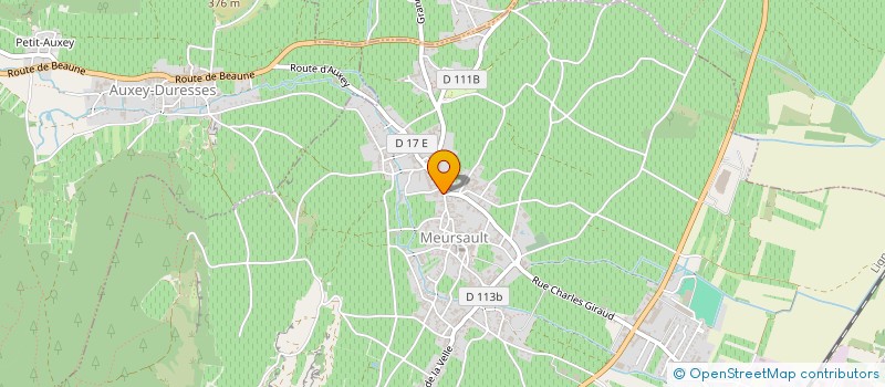 localisation de l'entreprise SCEA A BUISSON BATTAULT ET FILS  MEURSAULT