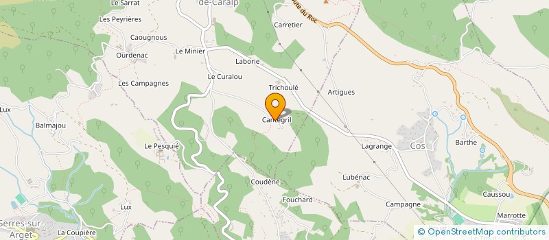 localisation de l'entreprise SCEA A2C à ST-MARTIN-DE-CARALP