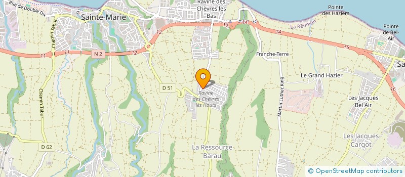 localisation de l'entreprise SCEA ABC à SAINTE-MARIE