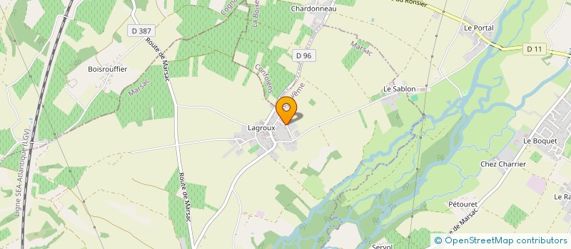 localisation de l'entreprise SCEA ACQUIER à MARSAC