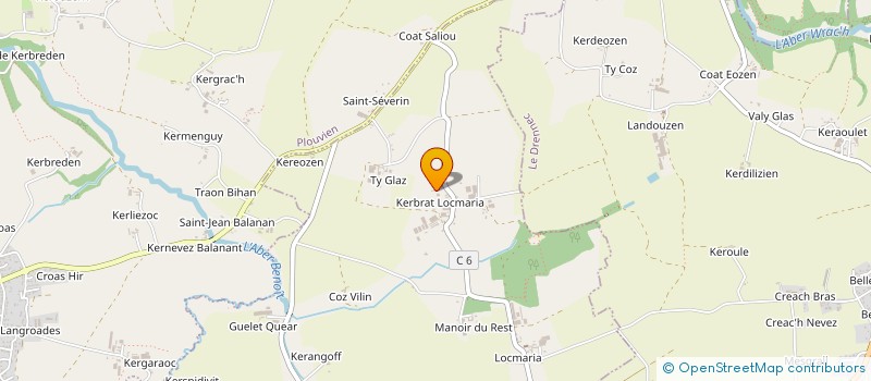 localisation de l'entreprise SCEA ADAM  PLABENNEC